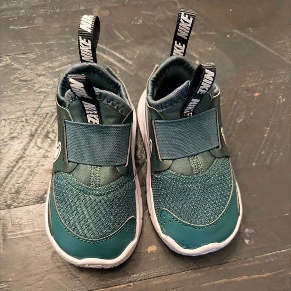 Nike Other - Nike Kids Teal Slip-On Sneakers